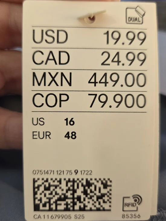 H&M Pale Blue Tailored Ankle Panta Size 16 - Picture 7 of 8